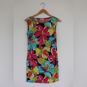 Neon Floral Trina Turk Mini Dress